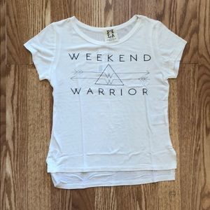 NWT Weekend Warrior Cotton T-Shirt by PPLA